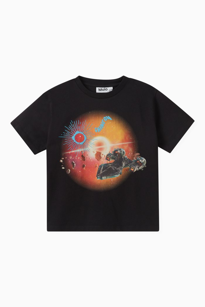 

Riley Warp Speed T-shirt in Organic-cotton, Black