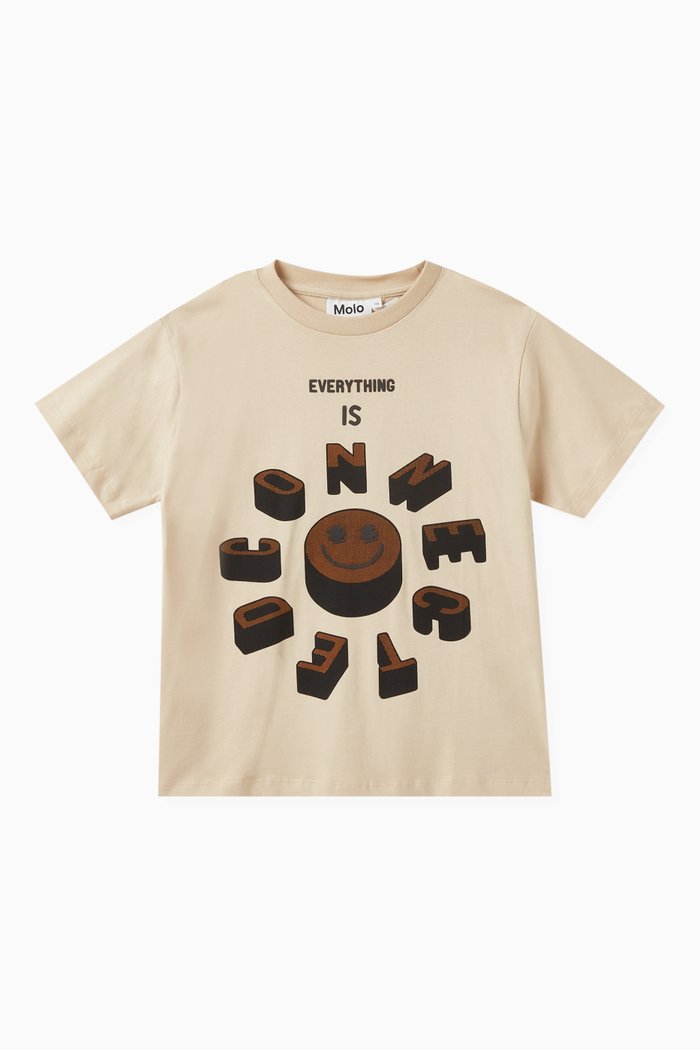 

Riley Printed T-Shirt in Organic Cotton, Neutral