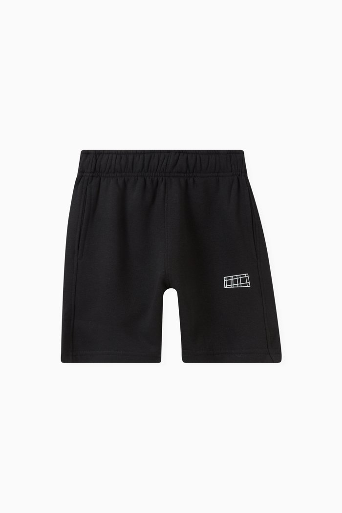 Adian Shorts in Cotton-jersey, Black