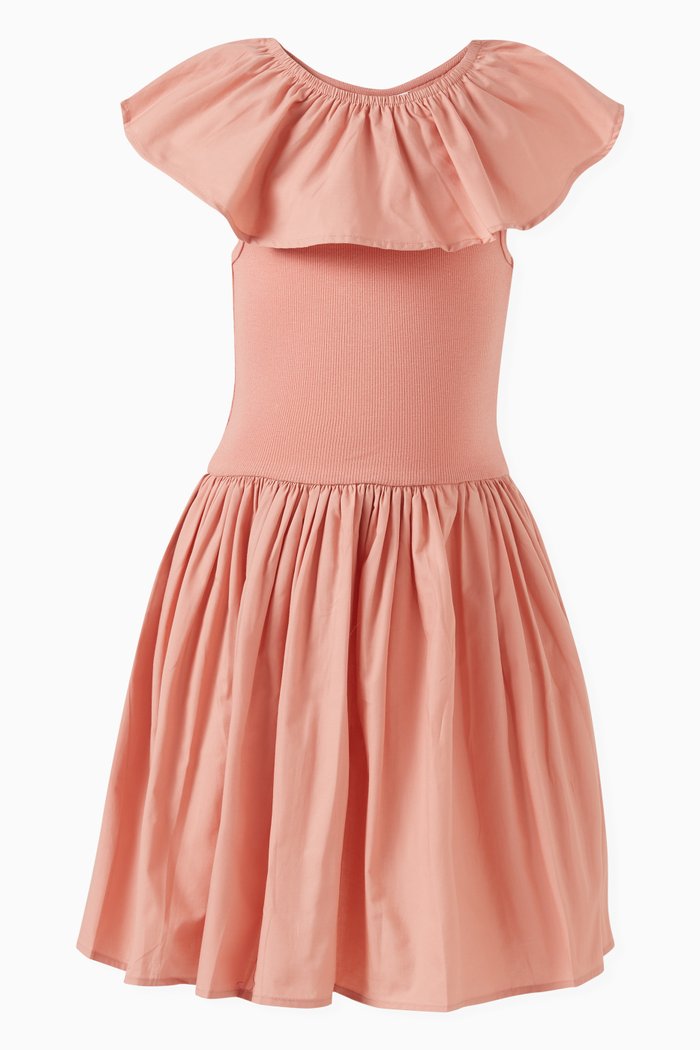 

Christal Dress in Cotton, Pink