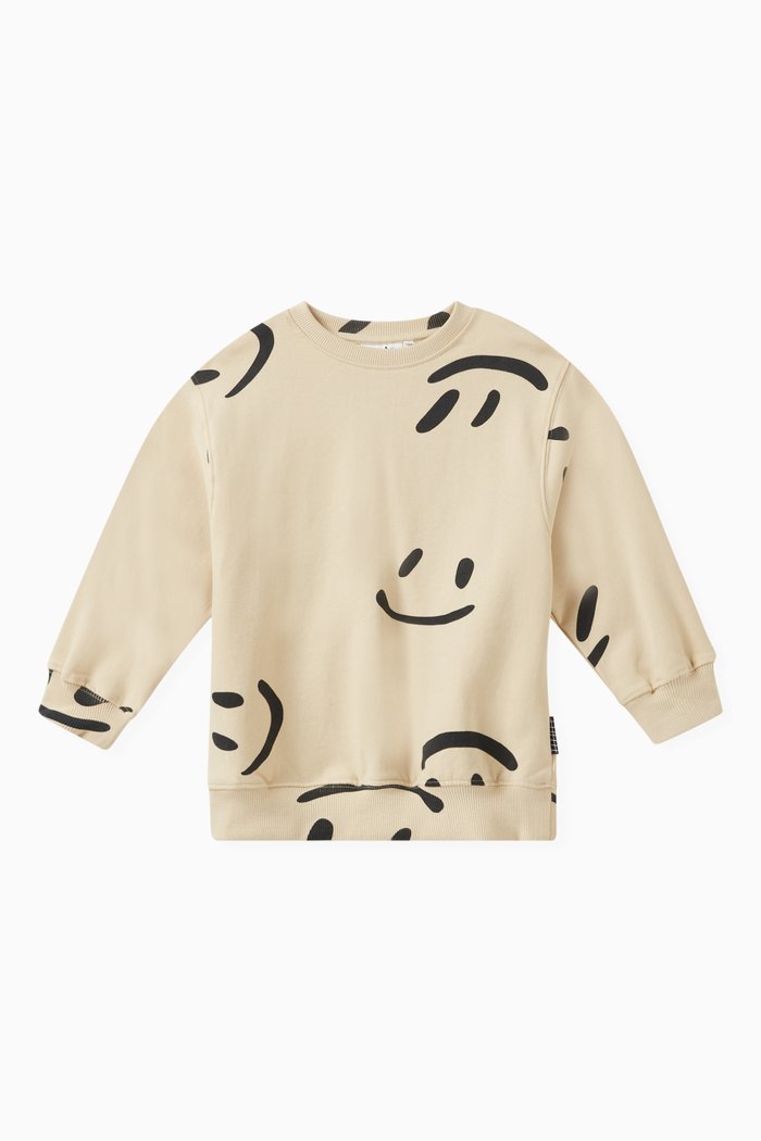 

Monti Big Smiles Sweatshirt in Organic-cotton, Neutral