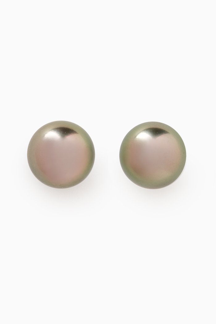 

Akila Pearl Stud Earrings in 18kt Rose Gold