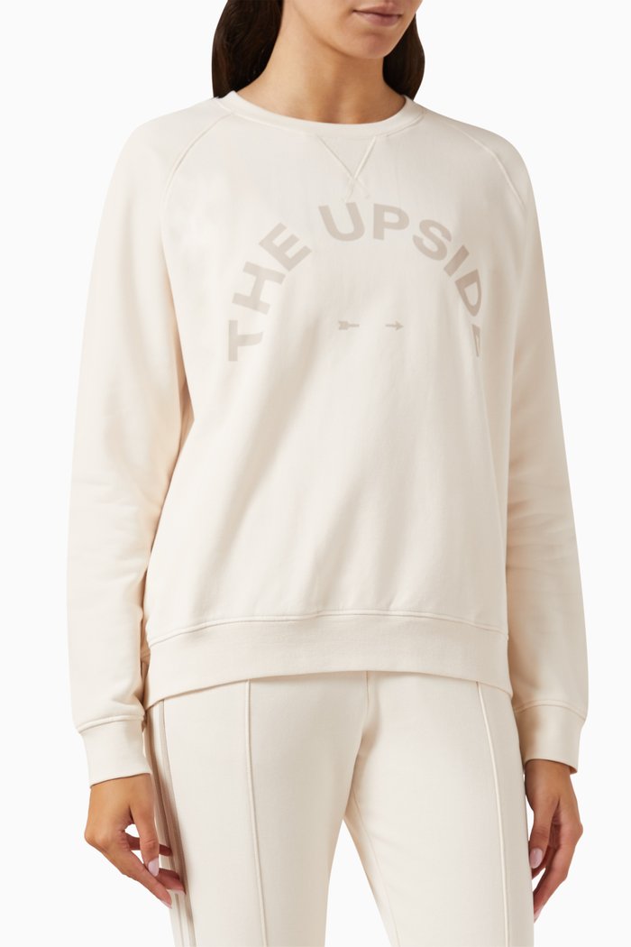 

Baja Newport Crew Sweatshirt in Organic French-terry, Neutral