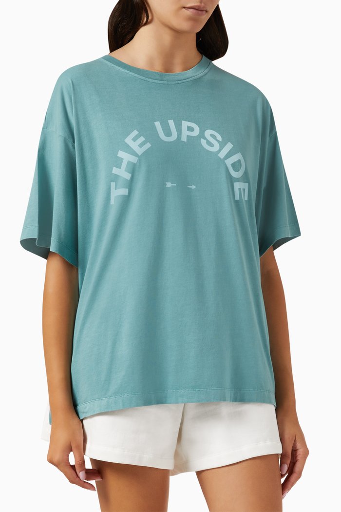 

Tortuga Laura T-shirt in Organic Cotton-jersey, Blue