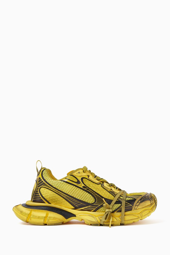 3XL Sneakers in Mesh & Polyurethane, Yellow