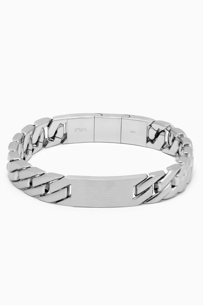 

EA Essential Bracelet in Stainless Steel, Silver