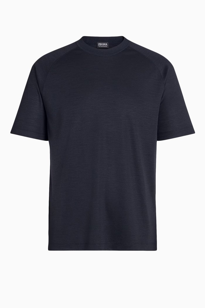 

T-shirt in High Performance™ Wool, Blue