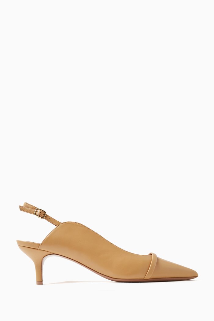 

Marion 45 Slingback Pumps in Nappa Leather, Neutral