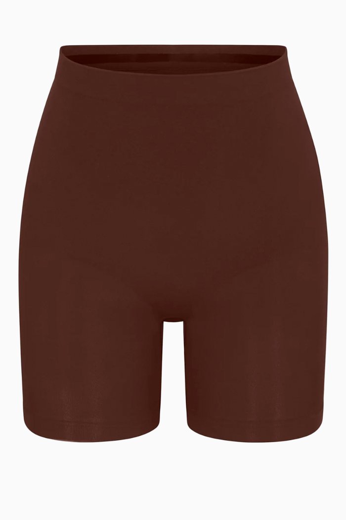 

Seamless Sculpt Mid-thigh Shorts, Brown