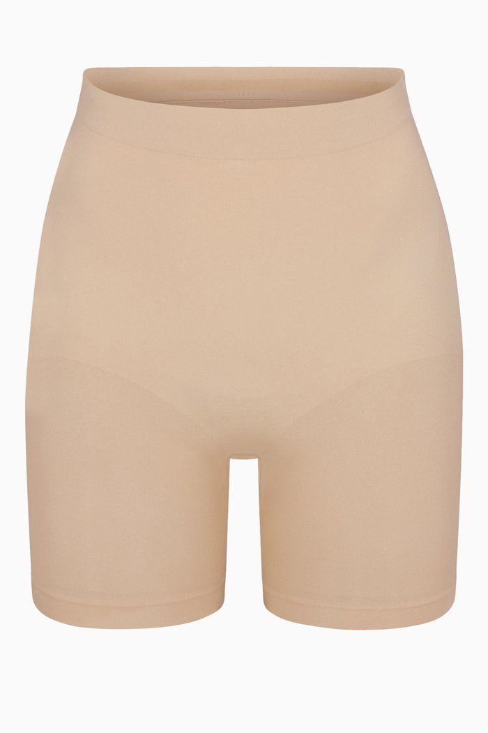 

Seamless Sculpt Mid-thigh Shorts, Brown