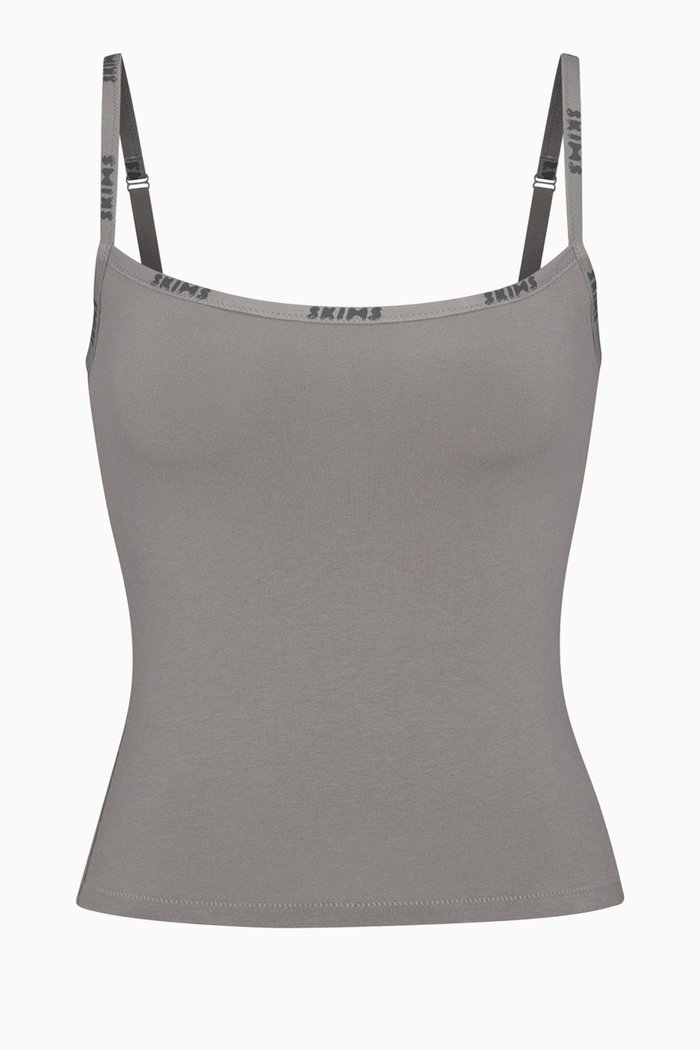 

Cotton Logo Tank, Grey