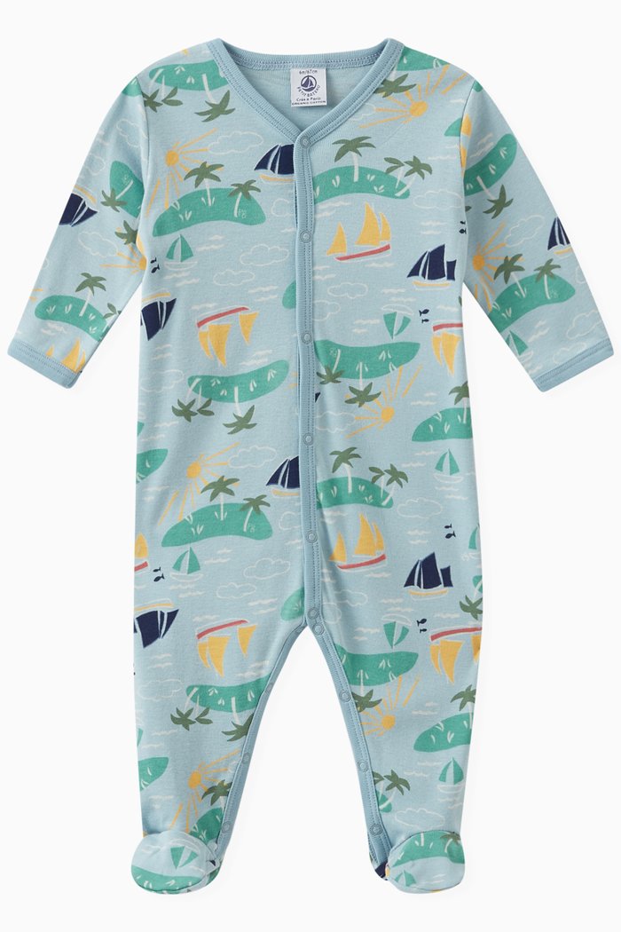 

Explorer Sleepsuit in Organic Cotton, Multicolour