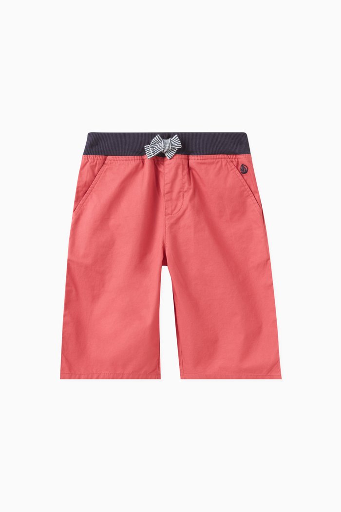 

Bermuda Shorts in Cotton Serge, Pink