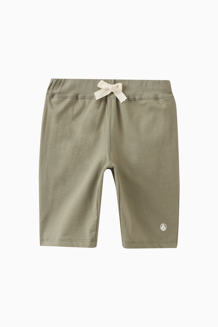 

Logo-print Bermuda Shorts in Cotton, Green
