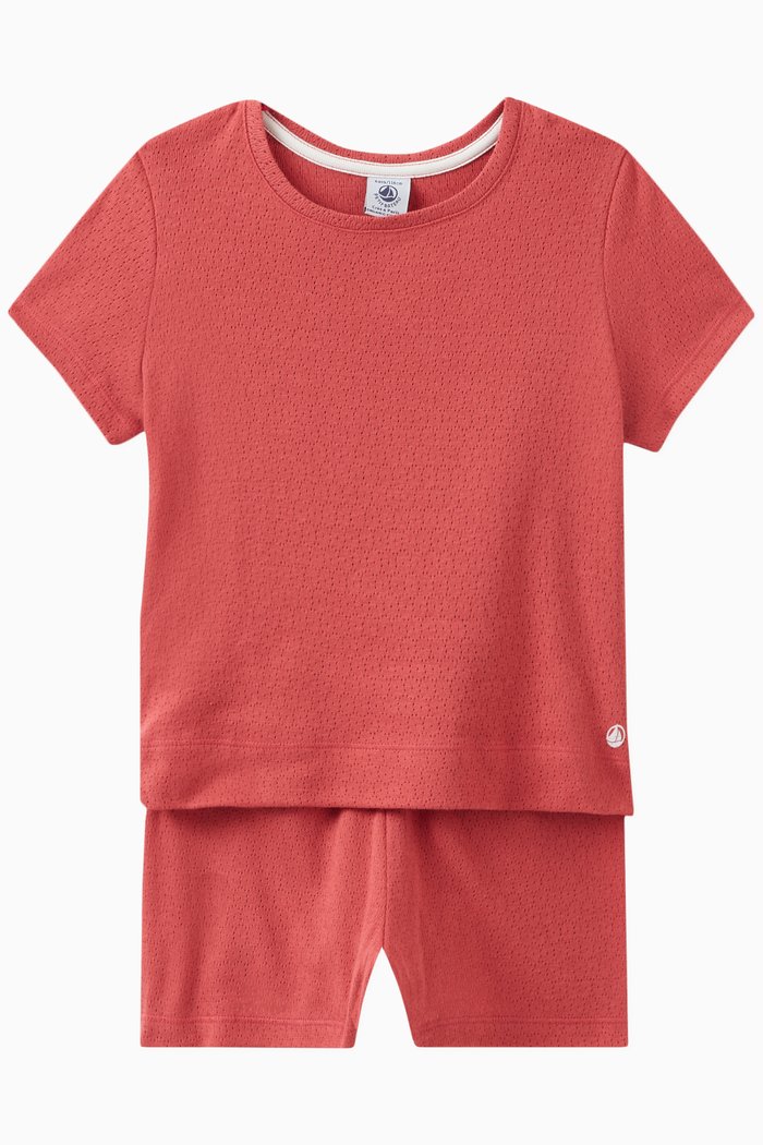 

Openwork Pyjamas in Cotton, Set of 2, Pink