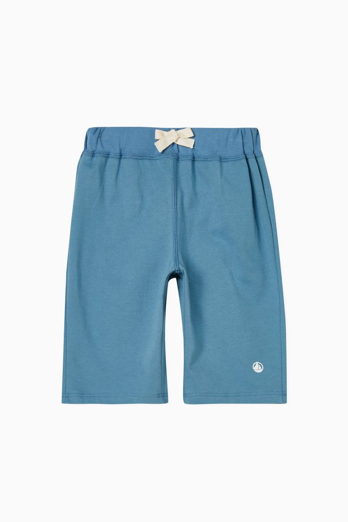

Logo-print Bermuda Shorts in Cotton, Blue