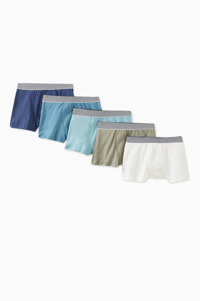 

Boxer Shorts in Cotton, Set of 5, Multicolour