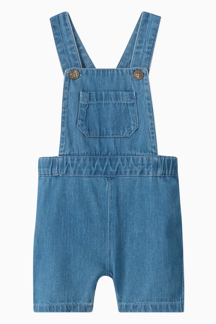 

Dungaree Shorts in Denim, Blue