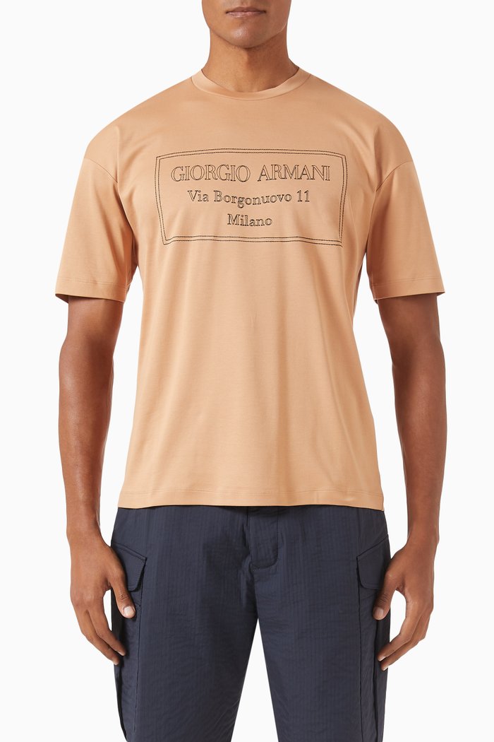 

Borgonuovo 11 Relaxed T-shirt in Cotton-jersey, Neutral