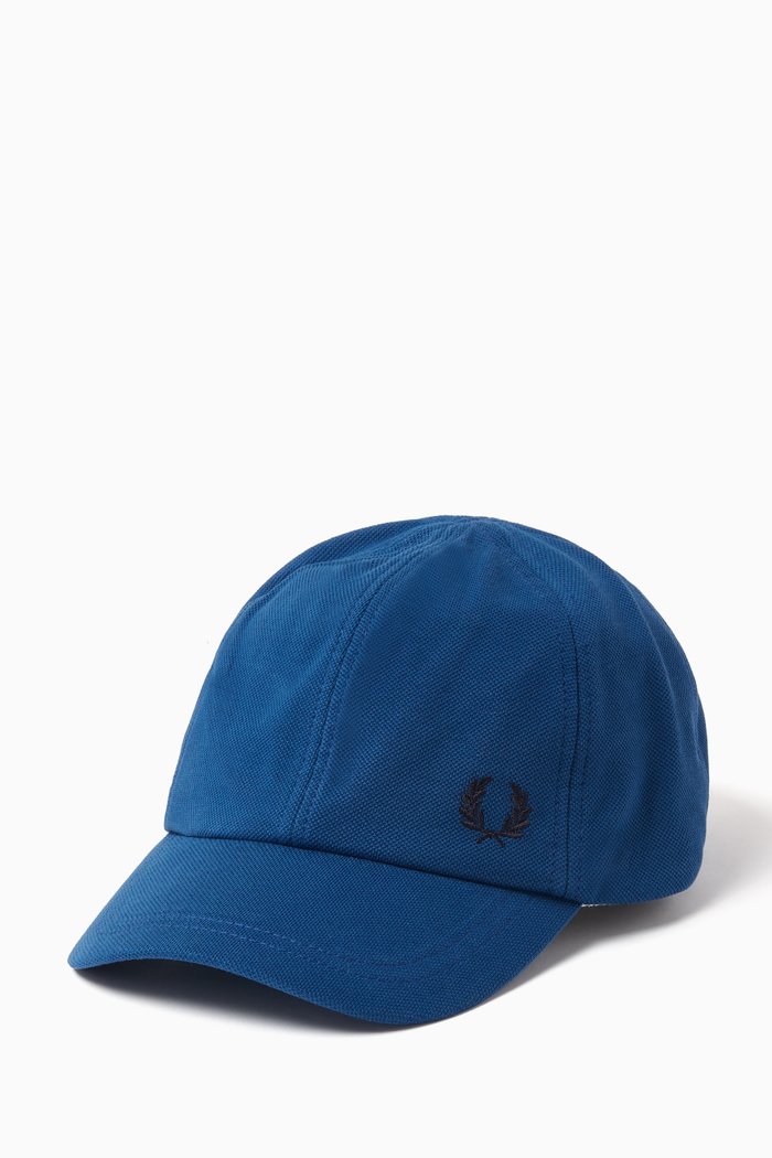 

Pique Classic Baseball Cap in Twill, Blue