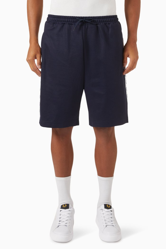 

Logo Taped Shorts in Tricot, Blue