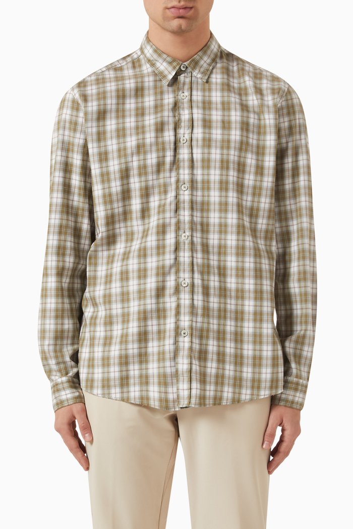 

Liam Shirt in Cotton Blend, Green