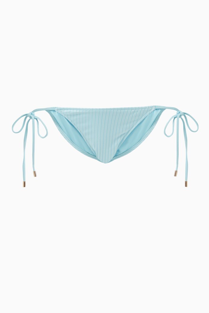 

Miami Bikini Briefs in Ribbed-nylon, Blue