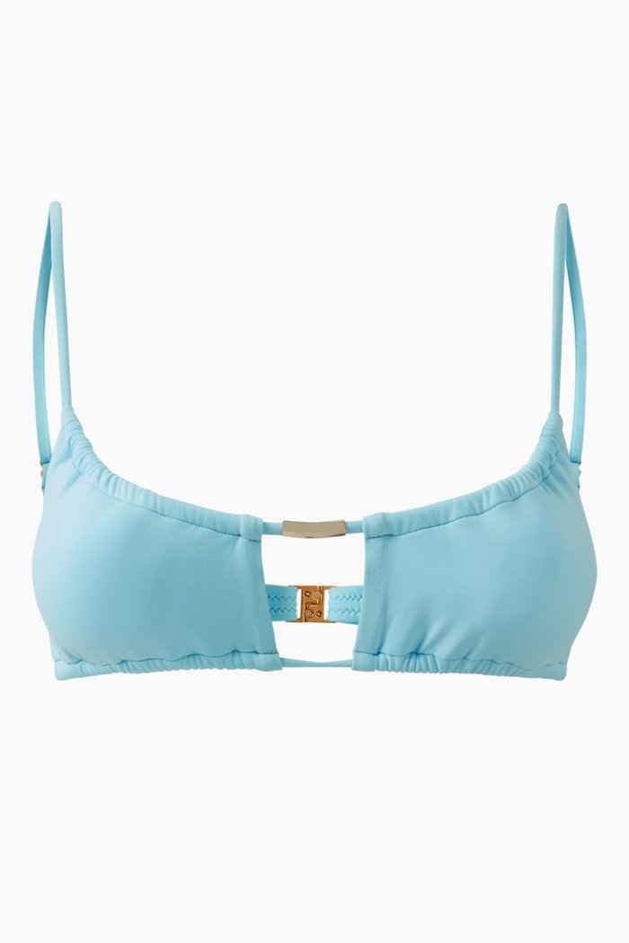 

France Bikini Top, Blue