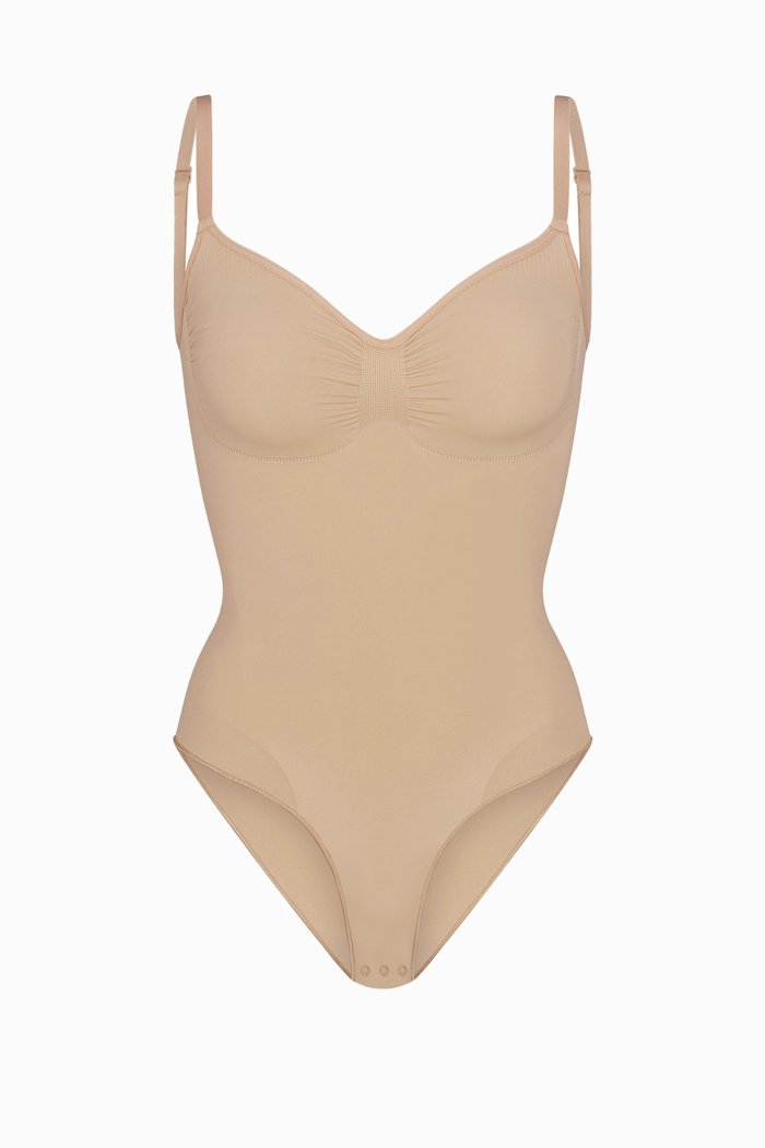 

Seamless Sculpt Brief Bodysuit, Grey