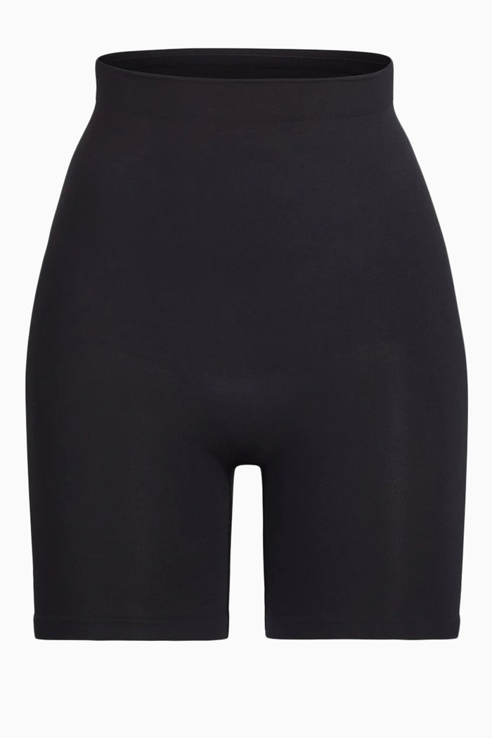 

Seamless Sculpt Mid-thigh Shorts, Black