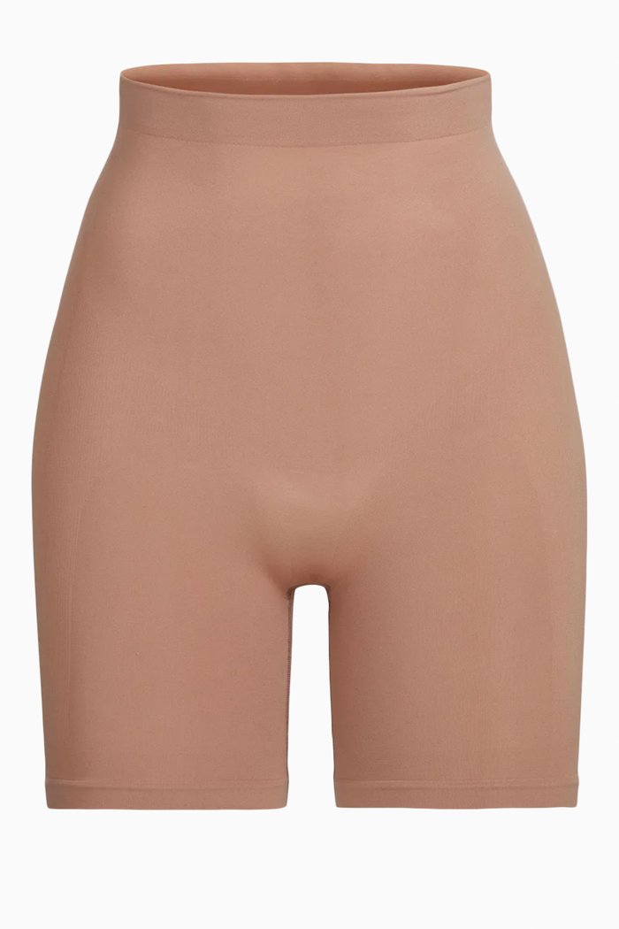 

Seamless Sculpt Mid-thigh Shorts, Brown