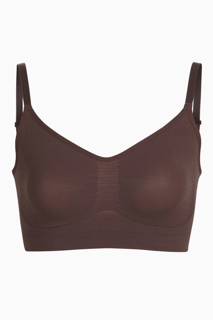 

Seamless Sculpt Bralette, Brown
