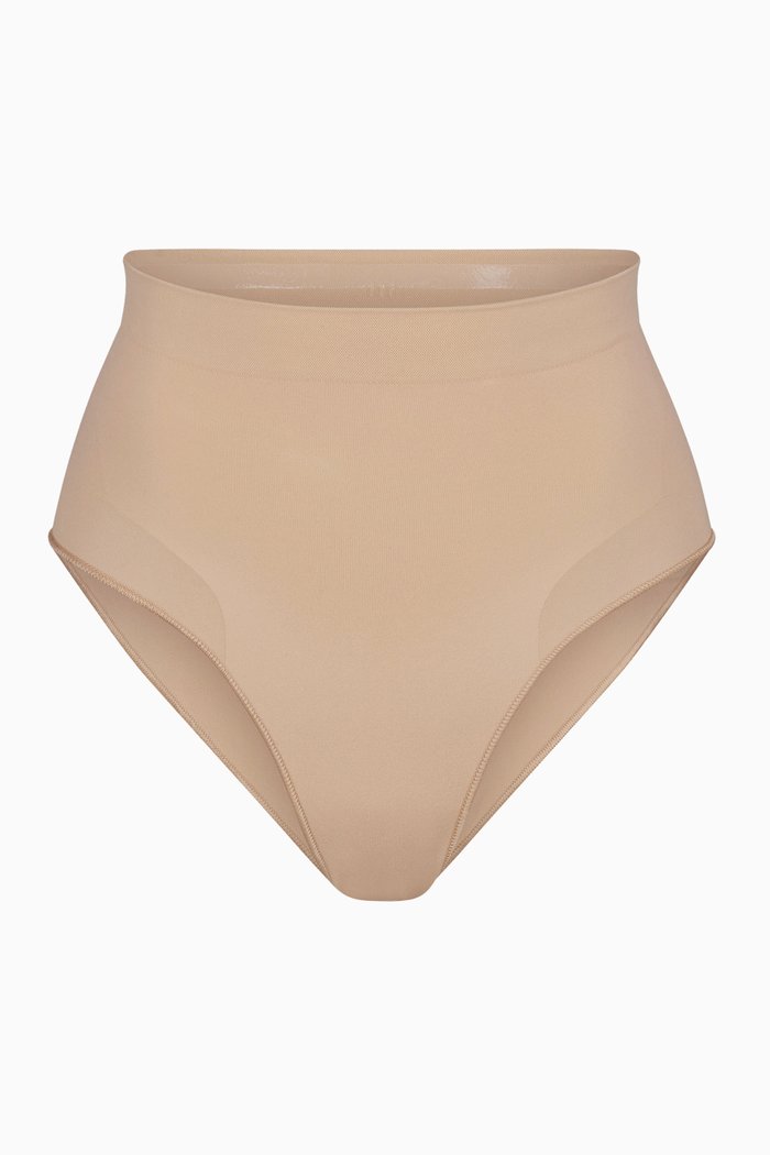 

Seamless Sculpt Mid-waist Briefs, Brown