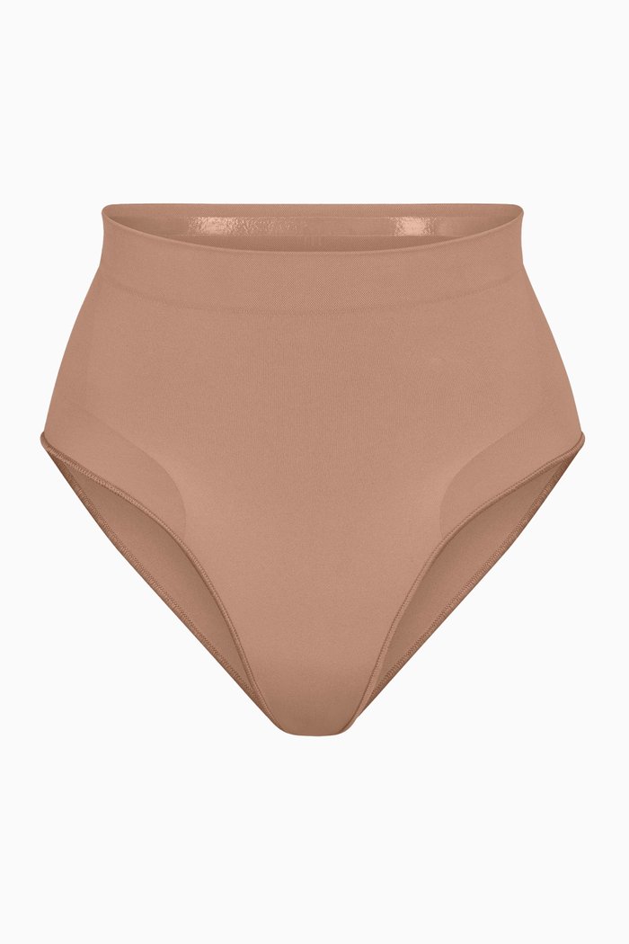 

Seamless Sculpt Mid-waist Briefs, Brown
