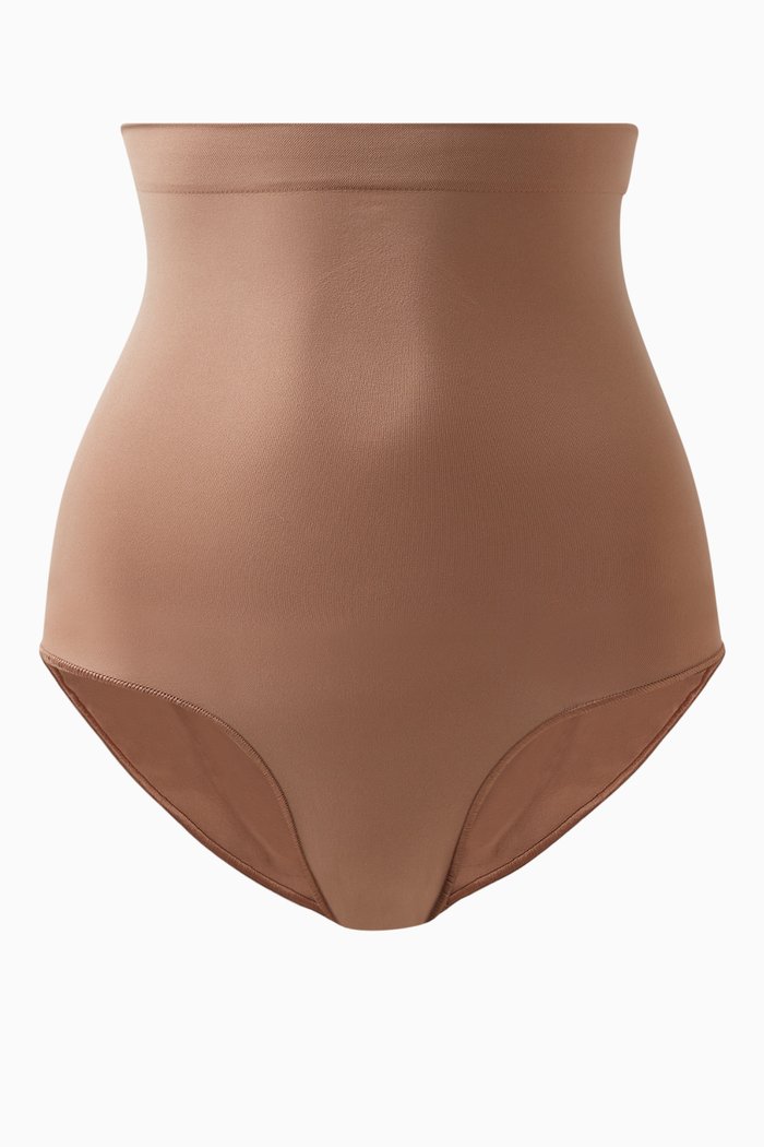 

Seamless Sculpt High-waist Brief, Brown