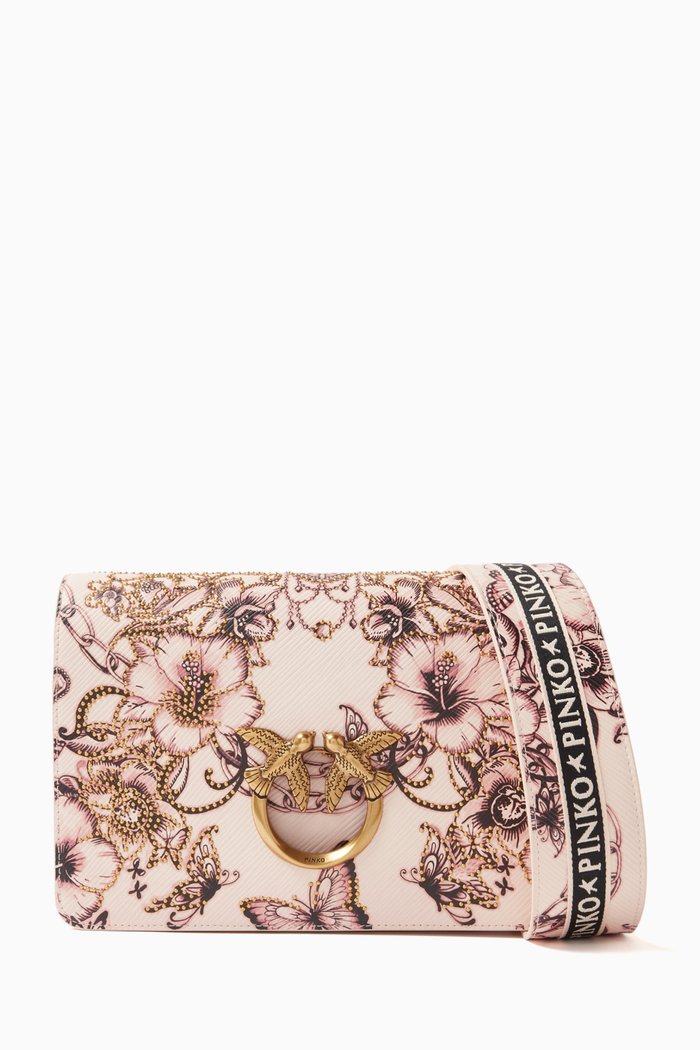 

Mini Love Click Bag in Leather, Multicolour