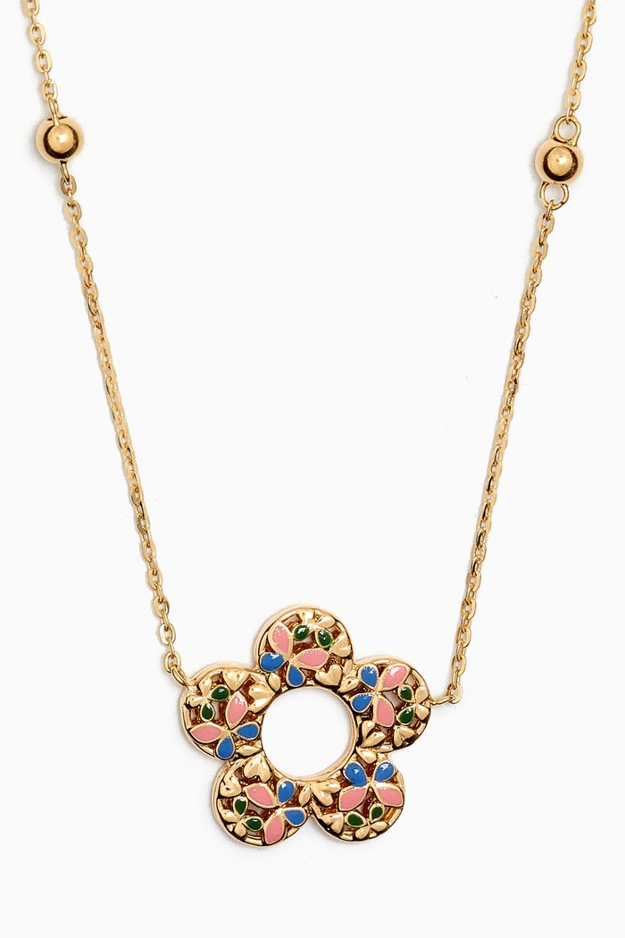 Farfasha Bloom Necklace in 18kt Gold, Yellow