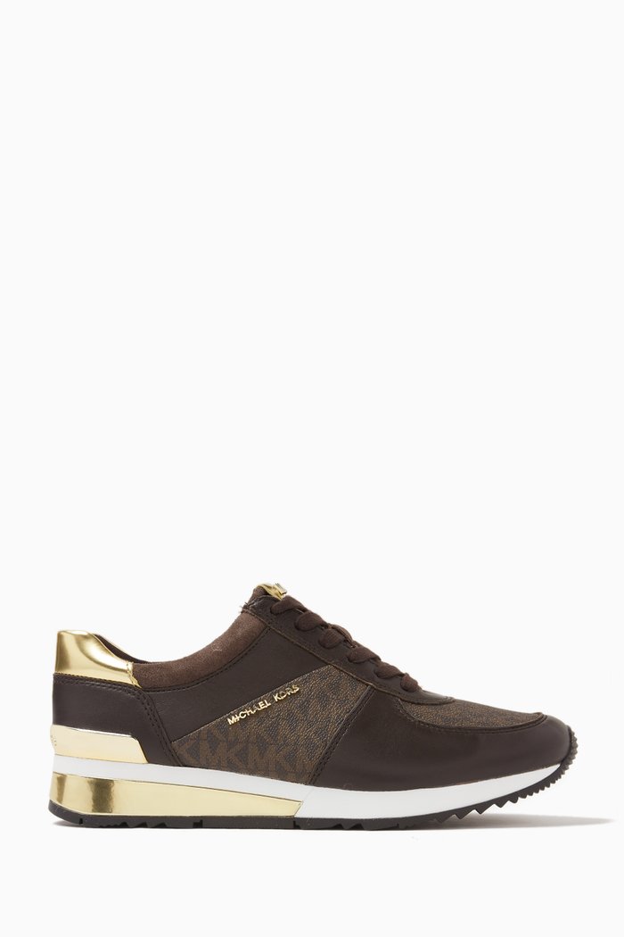 

Monogram Sneakers in Logo Canvas, Brown