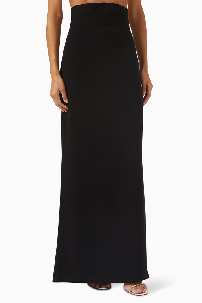 

Empire Maxi Skirt, Black