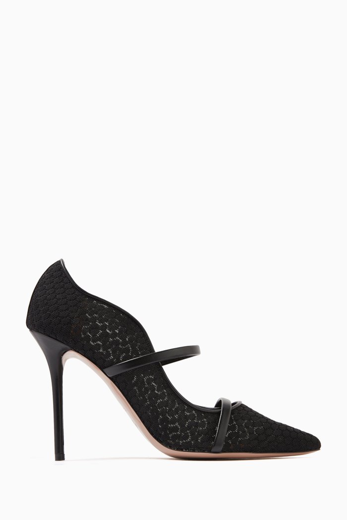 

Maureen 100 Pumps in Lace Mesh, Black