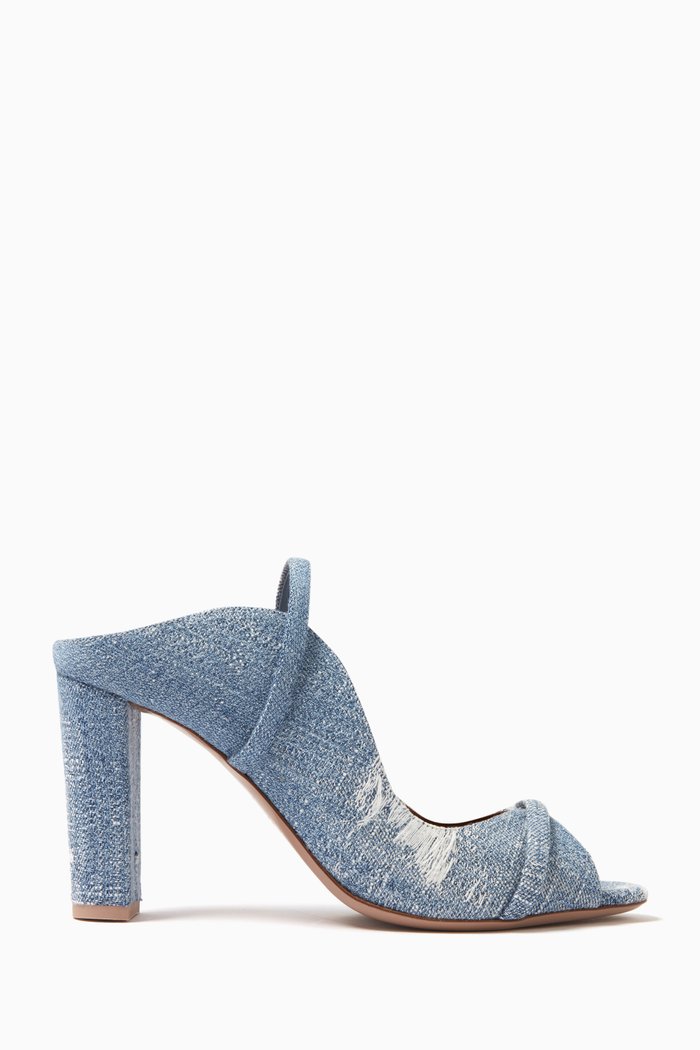 

Norah 85 Mules in Denim, Blue