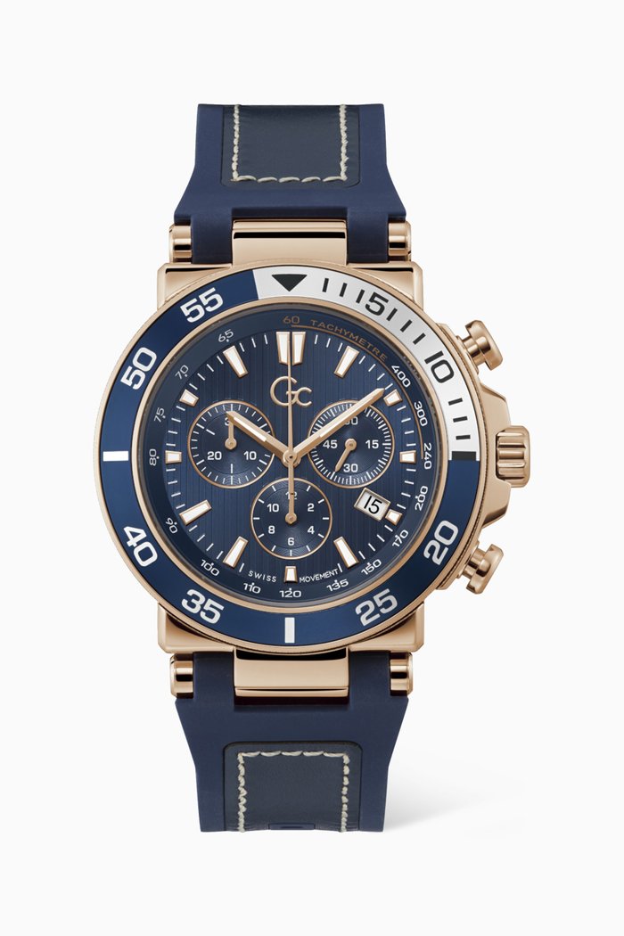 One Sport Chrono Stainless Steel Watch, 44mm, Blue