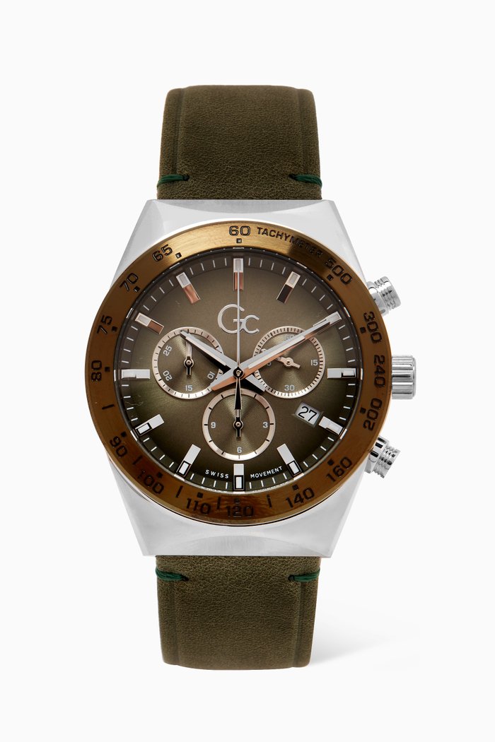 

Clubhouse Chrono Stainless Steel Watch, 41mm, Green