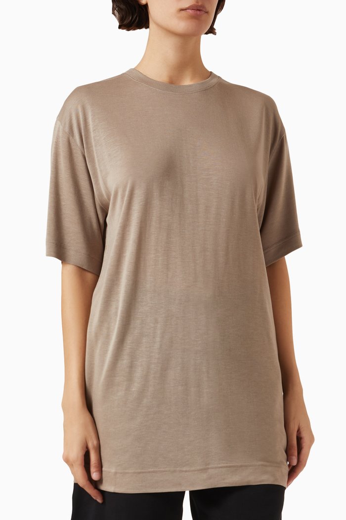 

Yuzu Top in Tencel, Brown