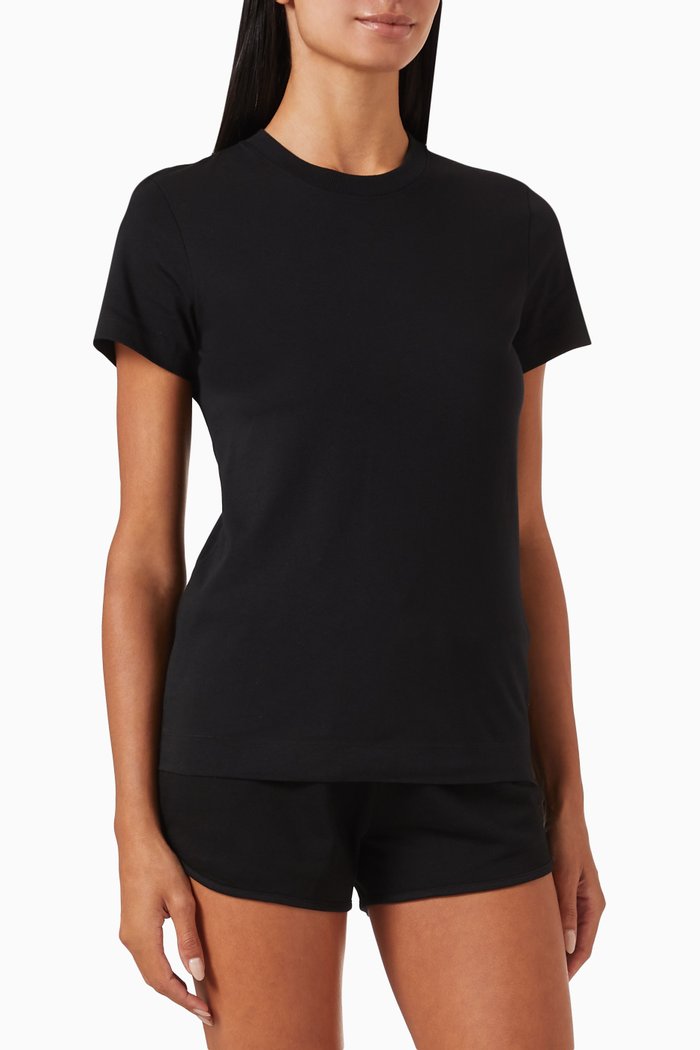

Drew Classic T-shirt in Organic Cotton, Black