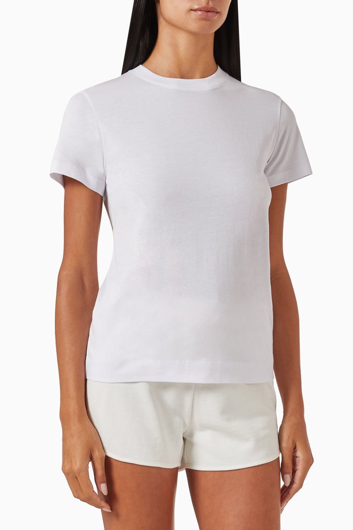 

Drew Classic T-shirt in Organic Cotton, White