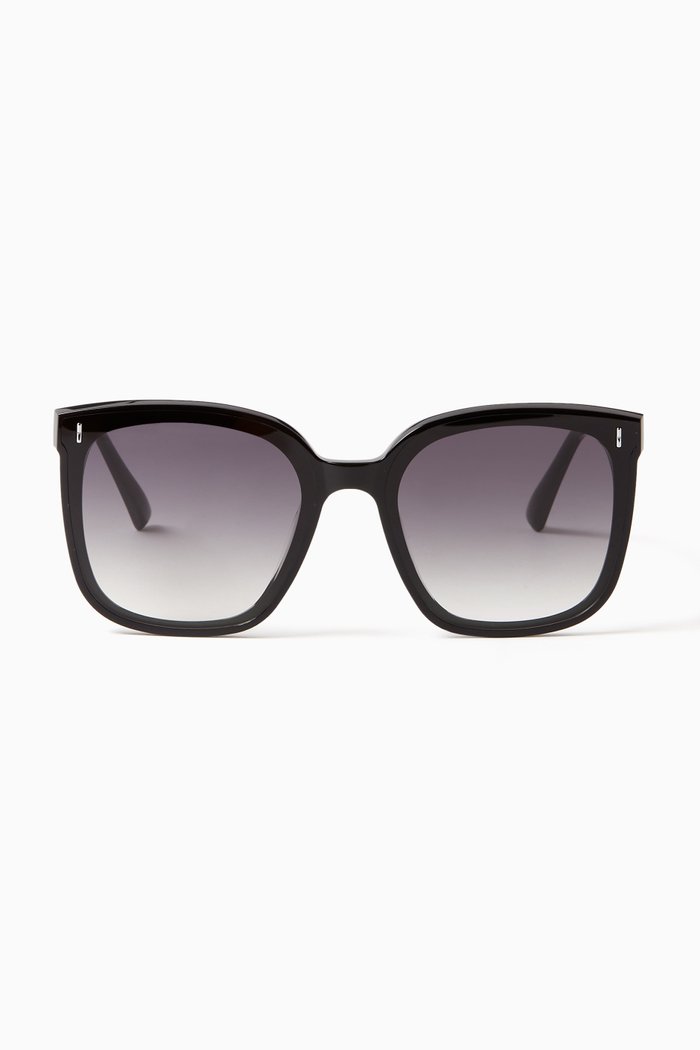

Frida 01(DG) Sunglasses in Acetate, Black