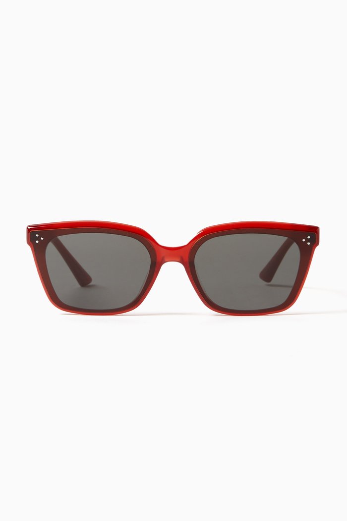 

Oslo RD1 Sunglasses in Acetate, Red