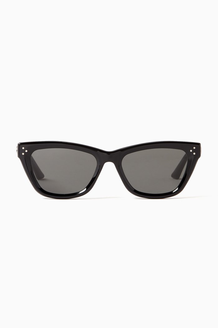 Milo 01 Sunglasses in Acetate, Black