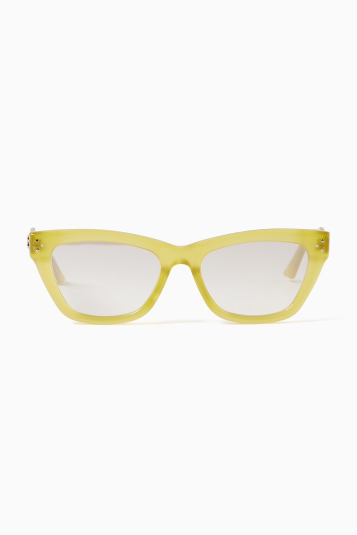 

Milo OL3 Sunglasses in Acetate, Yellow